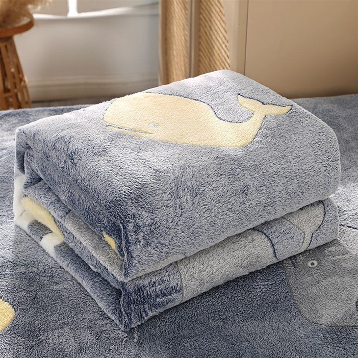 coral fleece blanket for bed