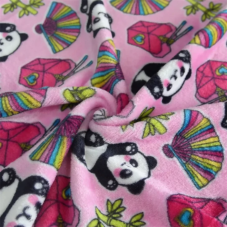 China 100% Polyester Printing Fabric For Children Pajamas