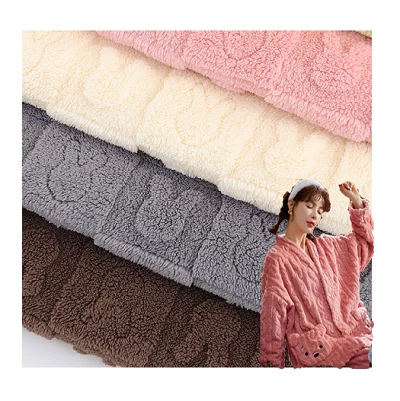 Ffabrig Cnu Jacquard Sherpa 3D