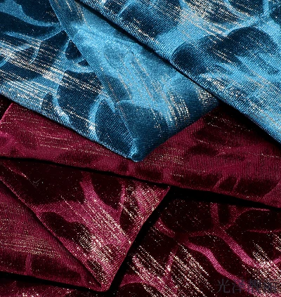 Embossed Velvet Fabric