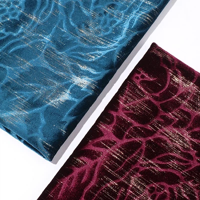 Embossed Velvet Fabric