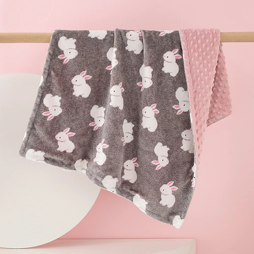 Minky Dots Blankets For Boys And Girls
