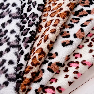 100%polyester Print Coral Fabric For Blanket