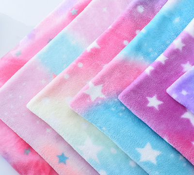 Ffabrig gwlanen luminous