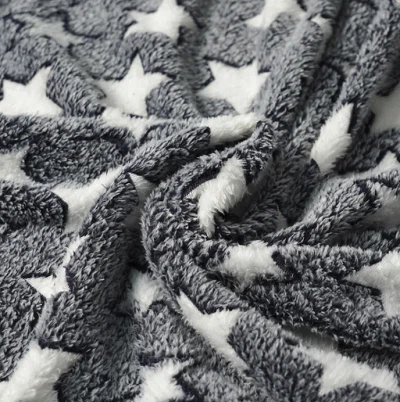 Ffabrig Gwlanen Argraffu Seren