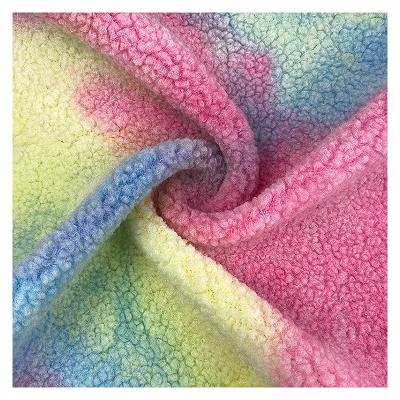 Ffabrig Cnu Sherpa Dye Dye