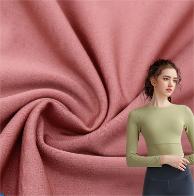 Ffabrig Ioga Chwaraeon Polyester Spandex Ar gyfer Gwisgwch Chwaraeon