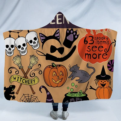 Double Side Hoodie Blanket
