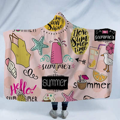 Double Side Hoodie Blanket