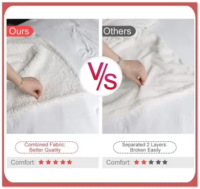 White Blanket With Logo